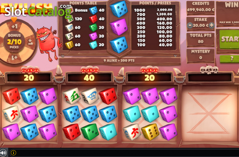 Скрин4. Devilish Dice слот