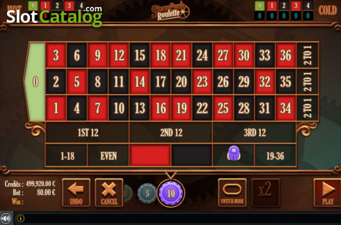Скрин2. Steampunk Roulette слот