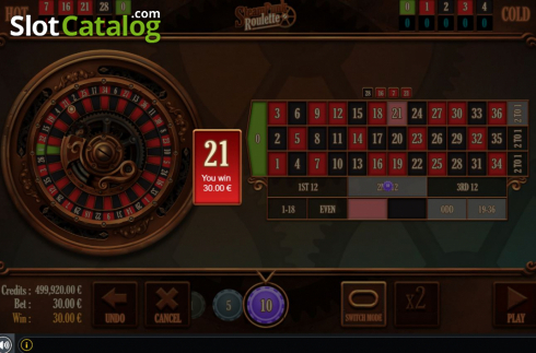 Скрин3. Steampunk Roulette слот