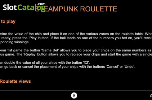 Скрин6. Steampunk Roulette слот