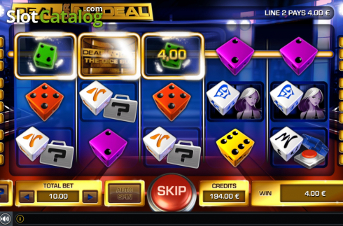 Скрин3. Deal or No Deal The Dice Slot слот