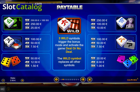 Скрин8. Deal or No Deal The Dice Slot слот