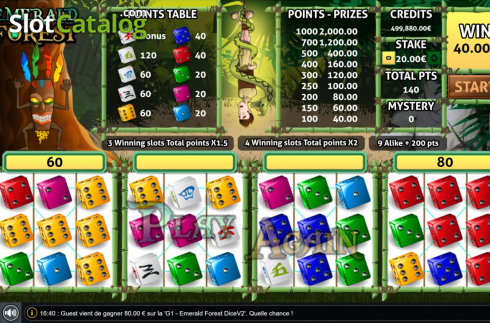 Скрин3. Emerald Forest слот