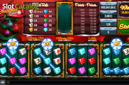 Скрин3. Christmas Dice (GAMING1) слот