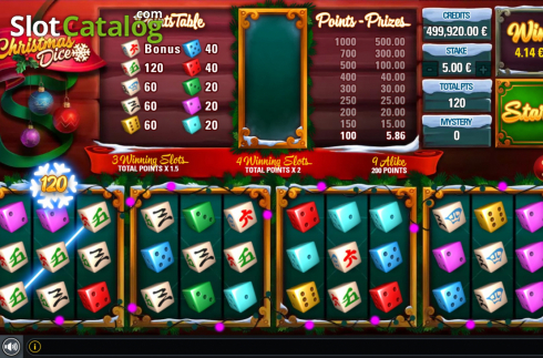 Скрин4. Christmas Dice (GAMING1) слот