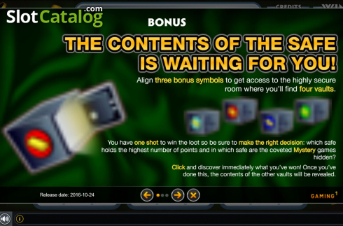 Скрин6. Crack The Safe 3G слот