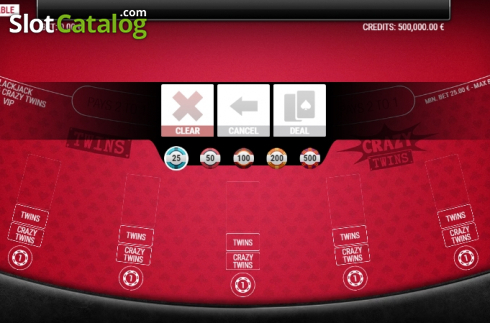 Скрин3. BlackJack Twins and Crazy Twins Extended VIP слот