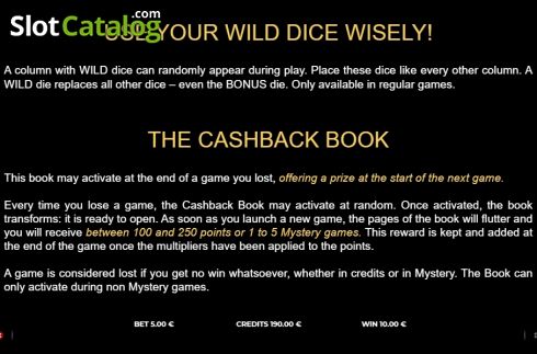 Скрин7. Dice of Mystery слот