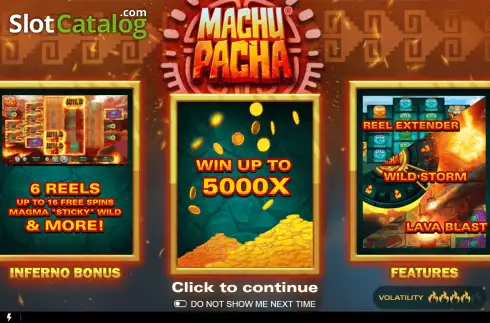 Скрин2. Machu Pacha слот