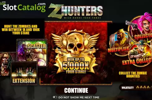 Скрин2. Z Hunters слот