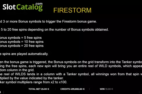 Скрин8. The Firetwister слот