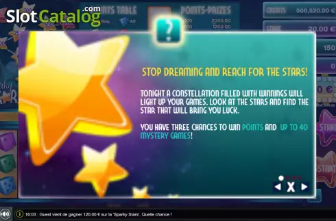 Скрин6. Sparky Stars Dice слот