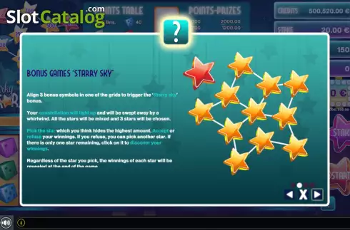 Скрин7. Sparky Stars Dice слот
