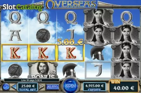 Скрин3. Overseas Ulysses Odyssey слот