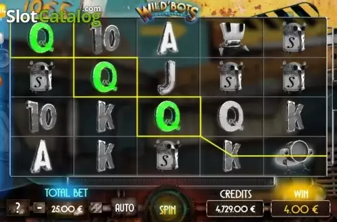 Скрин3. Wildbots Orchestra слот