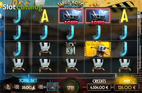 Скрин4. Wildbots Orchestra слот
