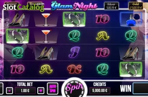 Скрин2. Glam Night слот