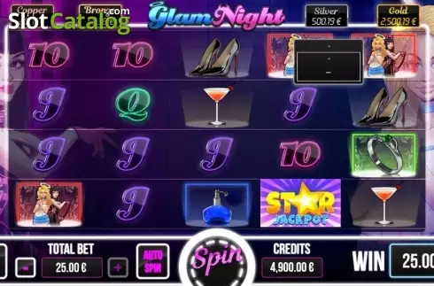 Скрин3. Glam Night слот