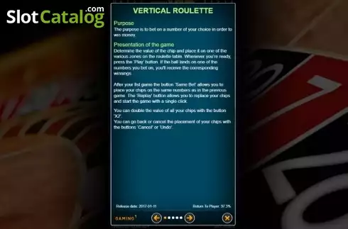 Скрин5. Vertical Roulette VIP слот
