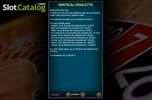 Скрин9. Vertical Roulette VIP слот
