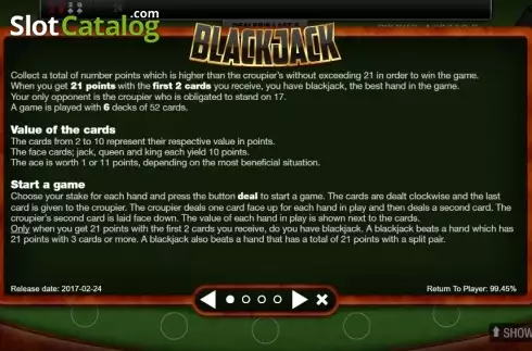 Скрин5. Blackjack Multihand 7 Seats слот