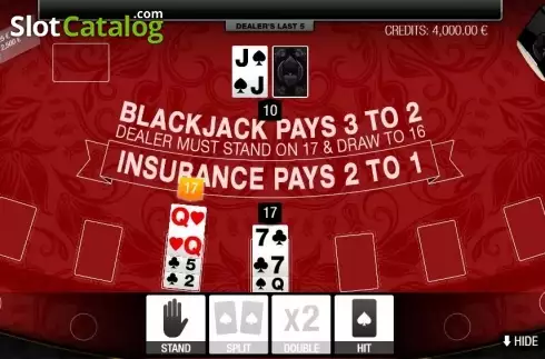 Скрин3. Blackjack Multihand 7 Seats VIP слот