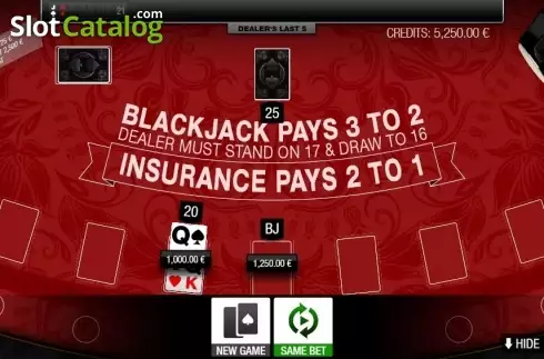 Скрин4. Blackjack Multihand 7 Seats VIP слот