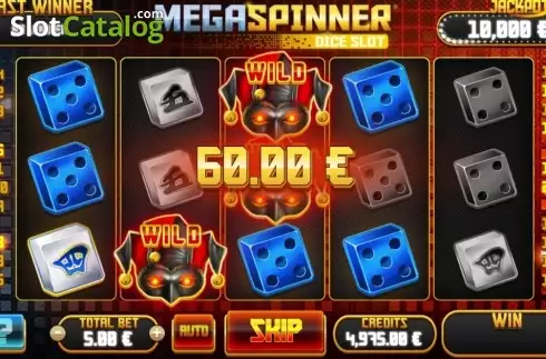 Скрин2. Mega Spinner Dice Slot слот