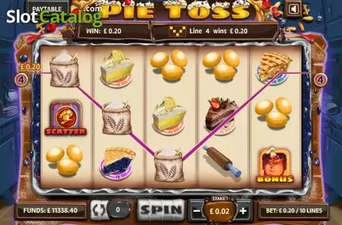 Скрин3. Pie Toss слот