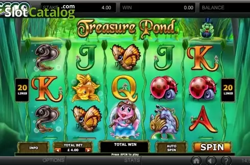 Скрин2. Treasure Pond слот