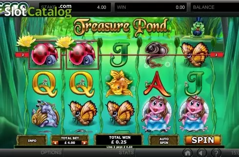 Скрин4. Treasure Pond слот