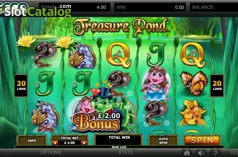 Скрин5. Treasure Pond слот
