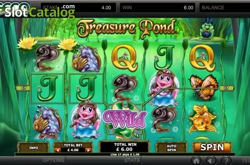 Скрин6. Treasure Pond слот
