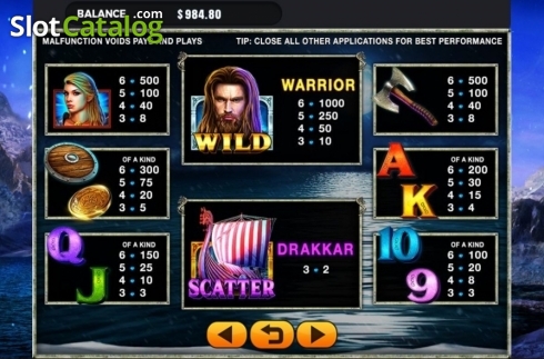 Скрин6. Viking (GMW) слот
