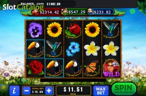 Скрин4. Fantasy Garden слот