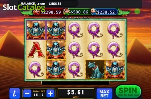 Скрин3. King of Cairo Deluxe слот