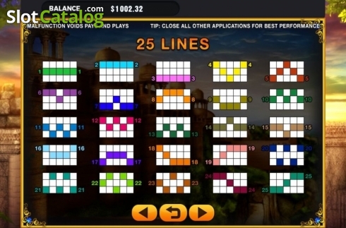 Скрин9. Ten Tigers слот