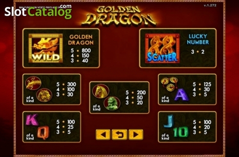 Скрин4. Golden Dragon (GMW) слот
