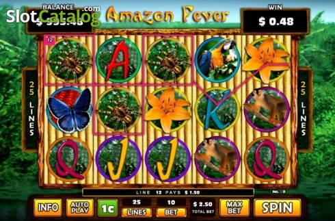 Скрин3. Amazon Fever слот
