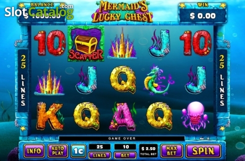 Скрин2. Mermaid's Lucky Chest слот