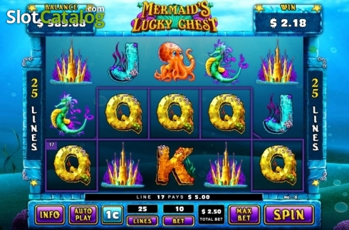 Скрин3. Mermaid's Lucky Chest слот