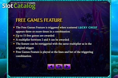Скрин6. Mermaid's Lucky Chest слот