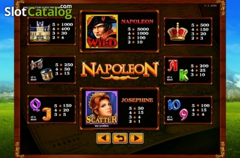 Скрин4. Napoleon (GMW) слот