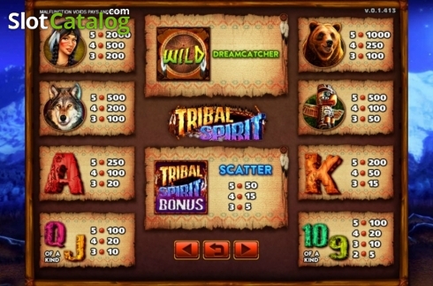 Скрин4. Tribal Spirit слот