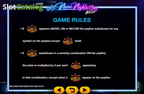Скрин7. Neon Nights Classic слот