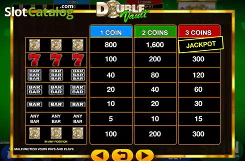 Скрин6. Double Vault слот