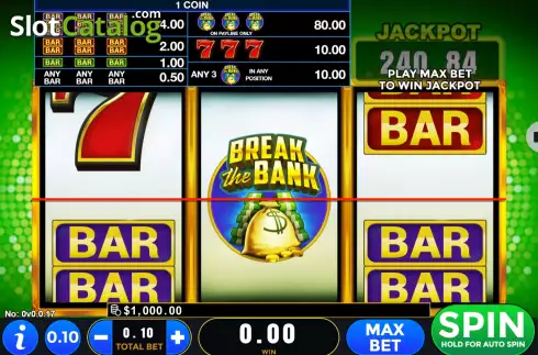 Скрин3. Break the Bank (GMW) слот