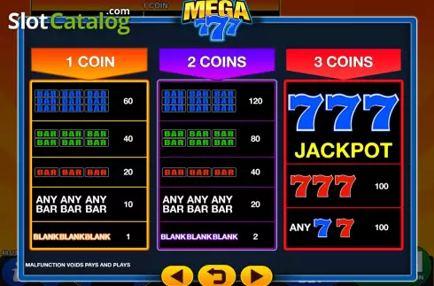 Скрин7. Mega 7 (GMW) слот