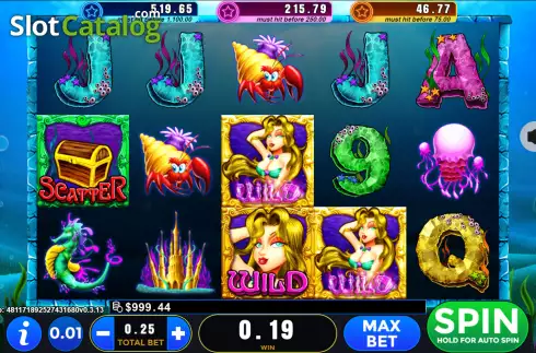 Скрин3. Mermaid Lucky Chest слот