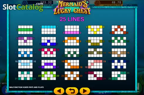 Скрин8. Mermaid Lucky Chest слот